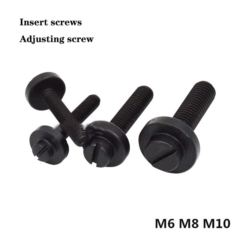 Hard Guide Rail Oblique Iron Strip Milling Machine Brake Iron Adjustment Screw M10 CNC Lathe Machine Tool Line Screw M6 M8 Screw