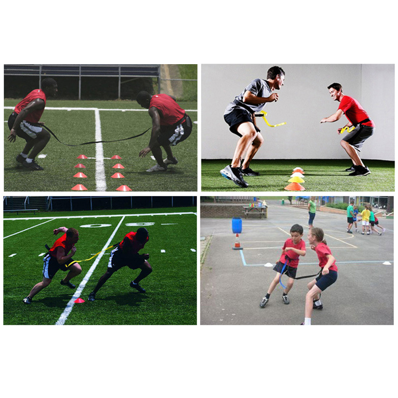 Koszykówka piłka nożna piłka nożna zwinność pas treningowy dla dzieci/dorosłych sport uchylanie się pas obronny prędkość reakcja paski treningowe