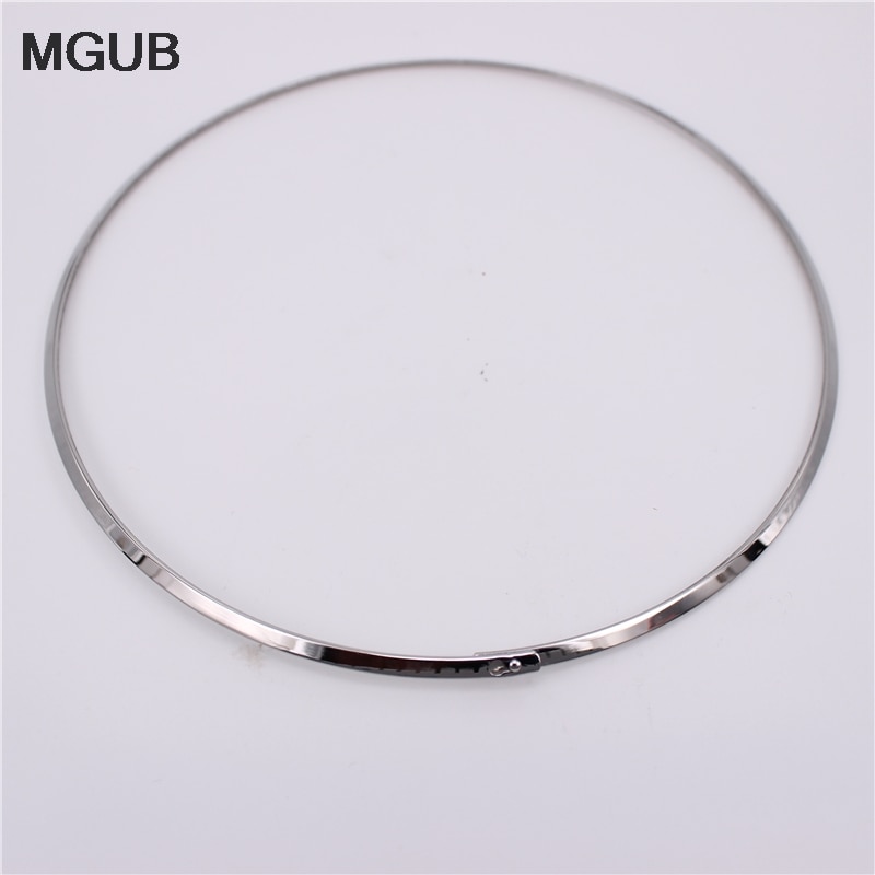 MGUB Gold Color Statement Necklace Girl Punk collar Choker Necklace Women 316L Stainless Steel Jewelry NN21