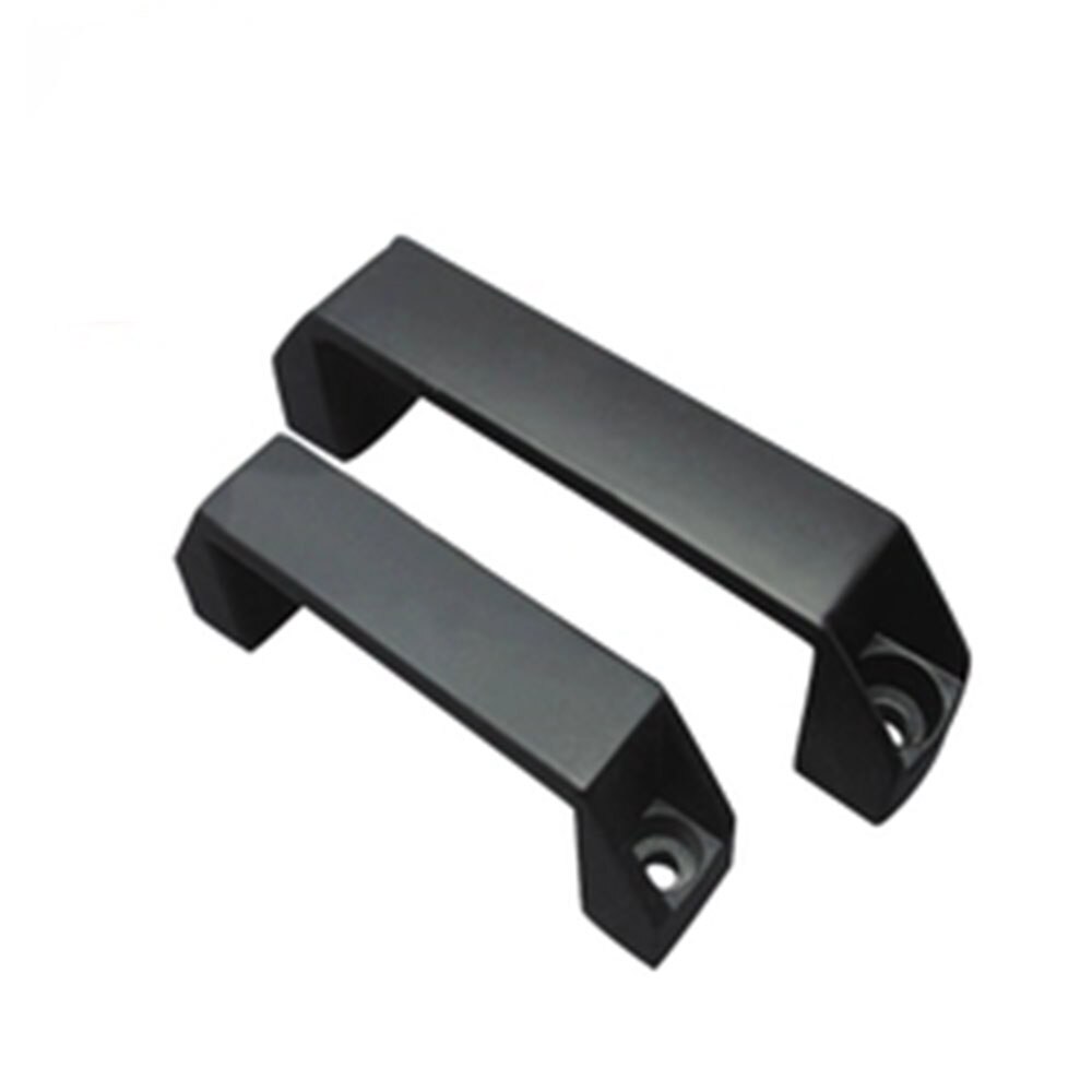 Aluminiowe uchwyty robić szafek czarny srebrny zatrzymać nylonu 90mm 120mm 180mm akcesoria robić drzwi DIY części drukarki 3D