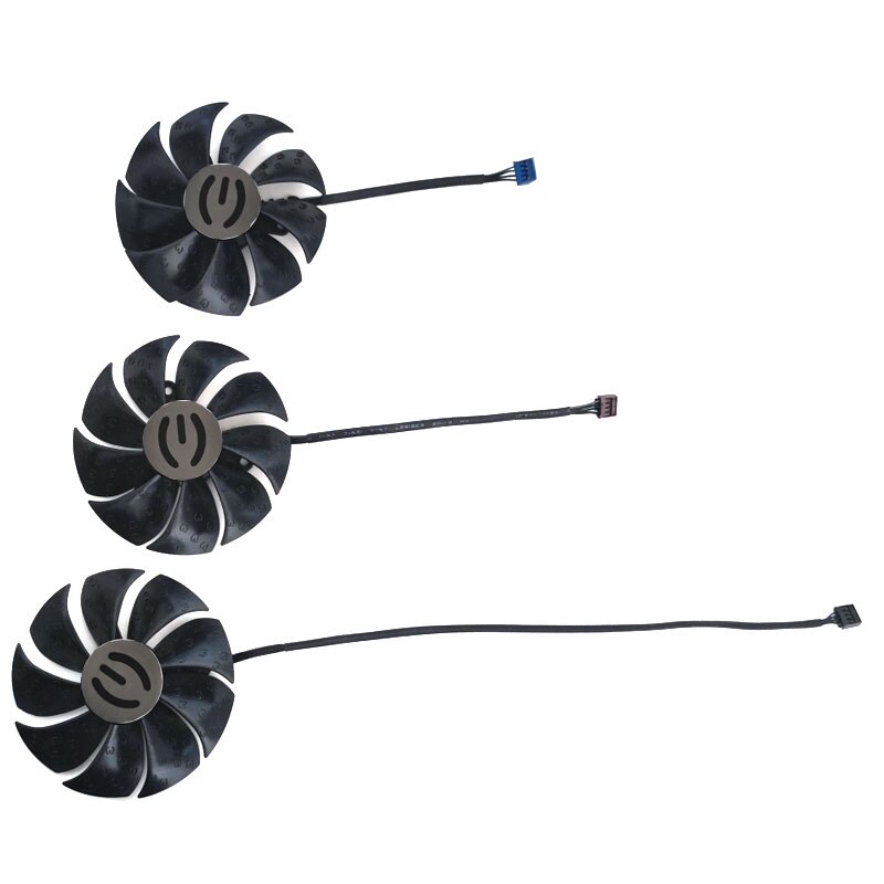 88mm 4 stift pld 09220 s 12h grafikkortsfläkt，för evgar rtx 3090 rtx 3070 rtx 3080 rtx 3080 ti grafikkort kylfläkt