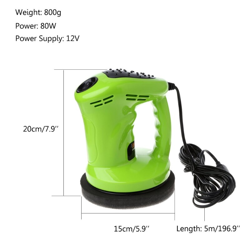Superb 12V 80W portátil de abrillantado para coche encerado máquina limpiador Waxer pulidor Auto hogar