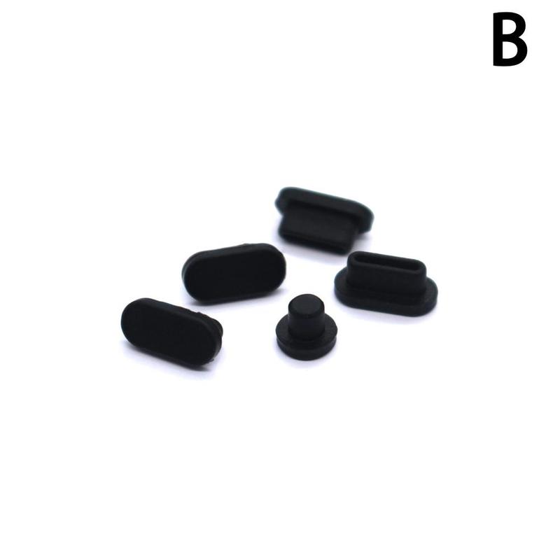 Soft Silicon Voor Macbook Air 13 M1 Chip A2337 Air 13 A2179 Stof Plug Usb-poorten Anti-Stof Plug 2 Pak/partij: B