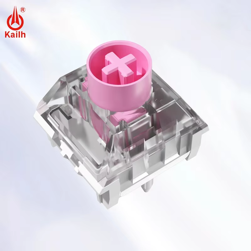 Kailh Box Silent Pink Switch Mechanical Keyboard Switch Office Waterproof and Dustproof Linear 3 Pins Switchs Swap Kit DIY