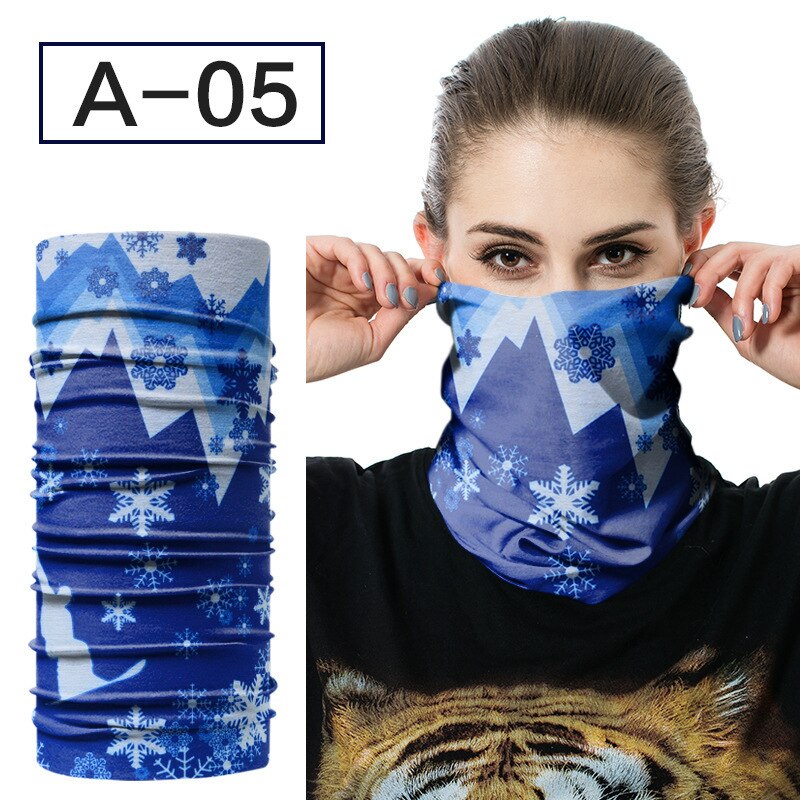 crâne flamme Bandana bandeau Sport vélo vélo Multi fonctionnel sans couture tubulaire magique Bandanas Tube anneau écharpe: A-05