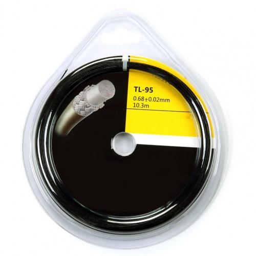 Badminton Line High-elastic String Line Impact Resistant Racket Thread Line for BG95 for Training Sports Accessorie: Black