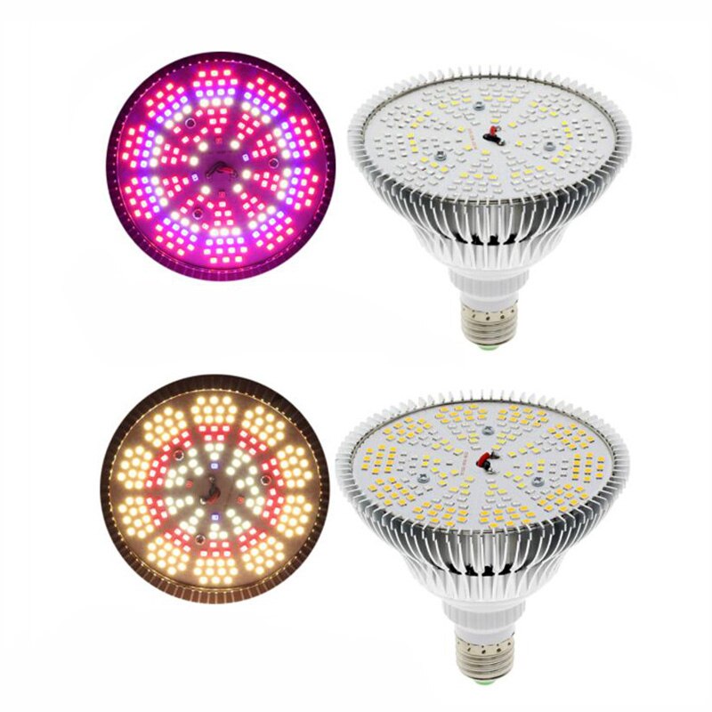 Bombilla LED E27 para cultivo de plantas, luces de espectro completo para vegetales de interior, 200
