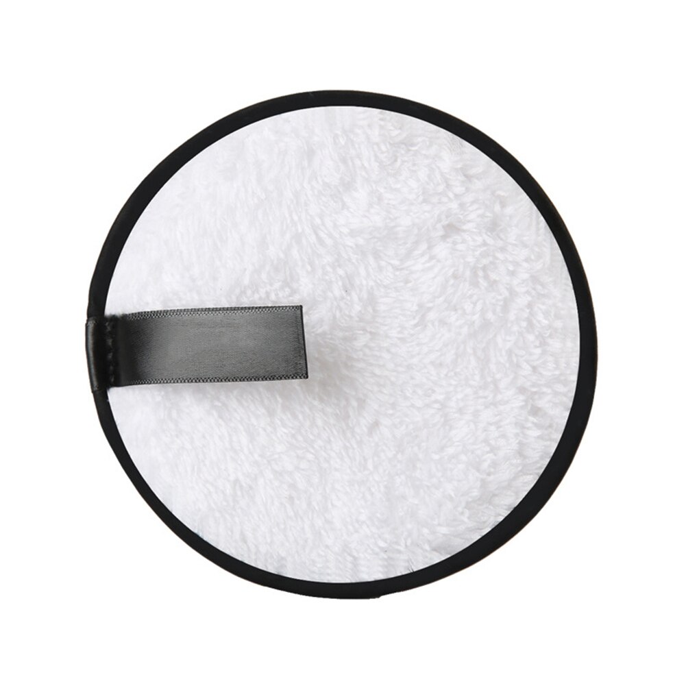 Kaksipuolinen meikinpoistosieni kasvojen pesusieni puhdistus puuvilla räpytys uudelleen käytettävä märkä sieni kasvojen puff kosmeettinen työkalu: 2