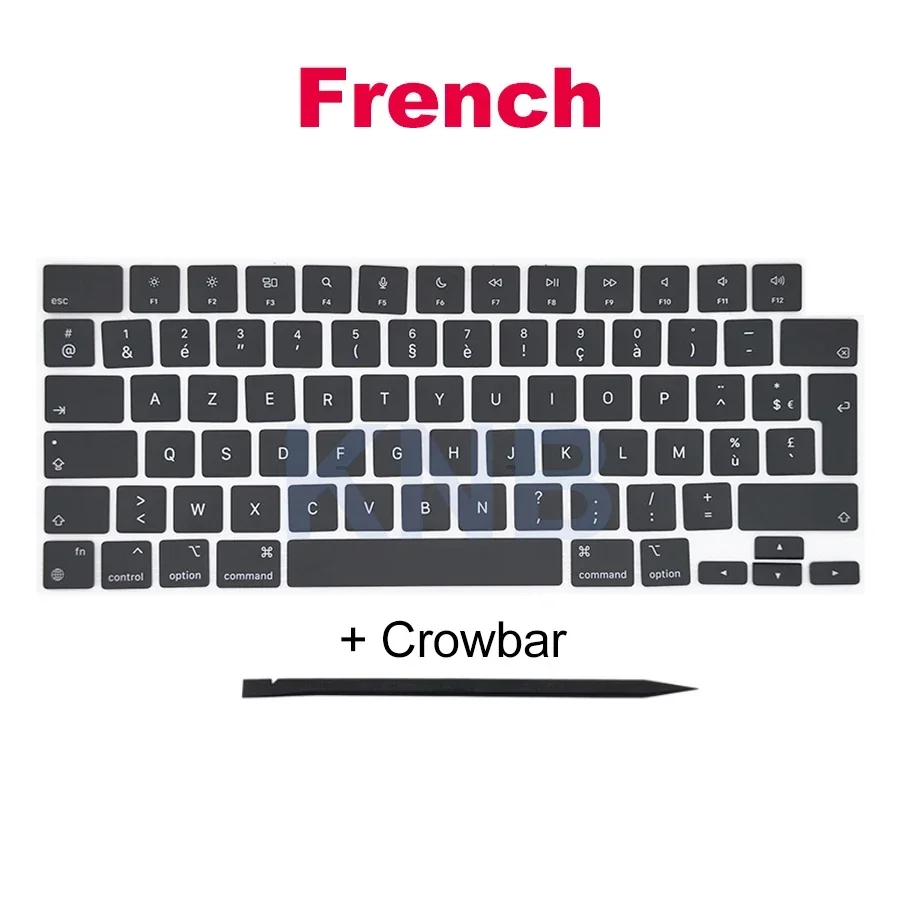 Laptop Keyboard Keys Key Cap Black color For MacBook Air M2 M3 13.6" 15" A2681 A2941 A3113 A3114 Keycap Year: Orange