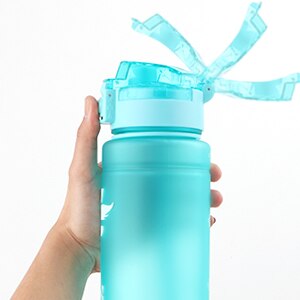 Reise flasker lekkasjesikker plast vannkoker 700ml bpa gratis sport vannflasker protein shaker utendørs tritan plast drikkeflaske
