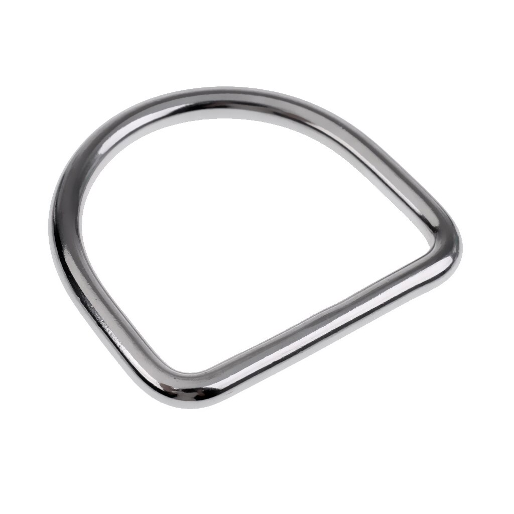 316 In Acciaio Inox Immersioni subacquee D Anello Fibbia Gancio Cintura di Zavorra 5 centimetri Nastri e Fettucce Cablaggio Side Mount Acqua Accessori Per Lo Sport