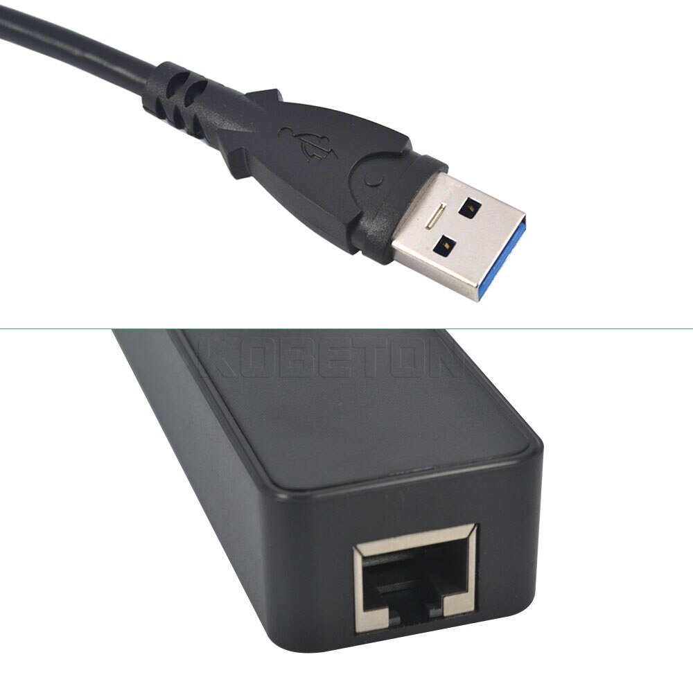 Kebidu Hoge spped 3 Poorten USB 3.0 Hub 10/100/1000 Mbps te RJ45 Gigabit Ethernet LAN Wired network Adapter Voor windows Mac
