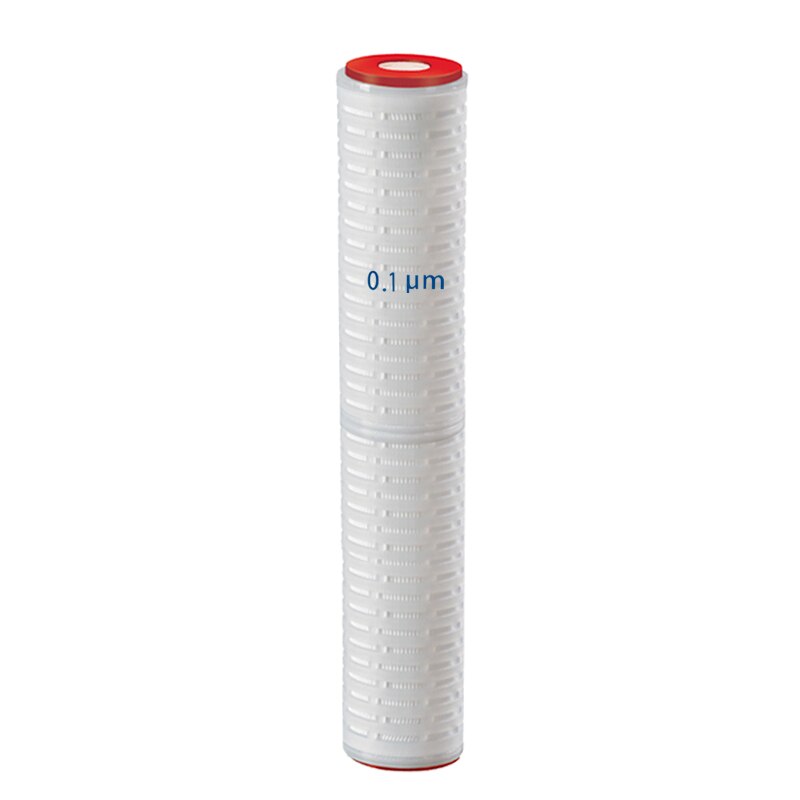 0.1 µm Submicron Pleated Membrane Filter Cartridges 20", Double Open End , Polypropylene Micro fiber Media