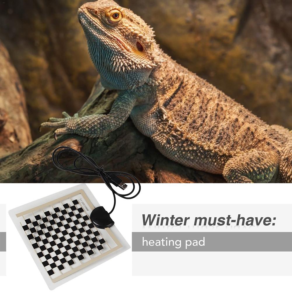 Reptile Heating Pad Climbing Pet Snake Lizard Heating Film Plate Insulation Thermostat For Home Pet Care Supplies