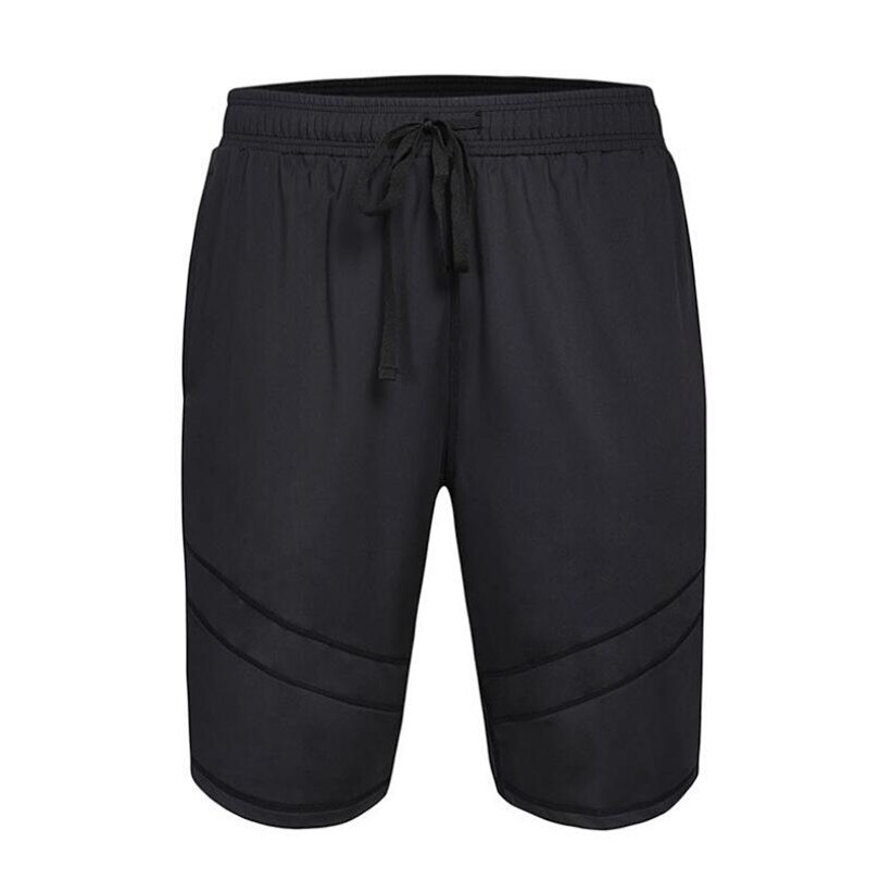 CKAHSBI Mens Sport Laufhose Ausbildung Basketball trainieren Fitnessstudio kurze Hose schnell trocken draussen Joggen Elastische kurze Hose M-XXL: Q243 Schwarz / XXL