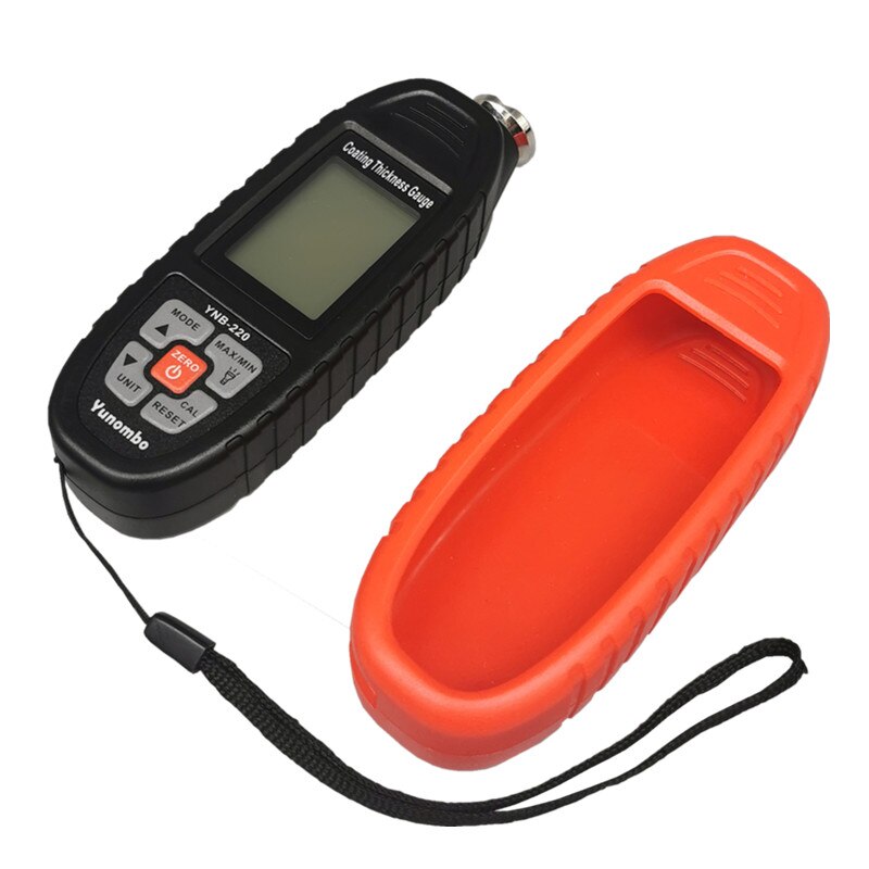 Yunomobo – jauge d'épaisseur de peinture de voiture, lumière LED, testeur d'épaisseur de revêtement de Zinc en métal, Fe &amp; NFe &amp; Fe + Zn