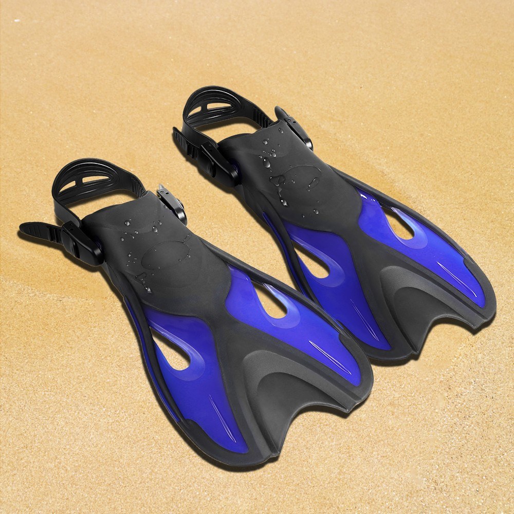Volwassenen/Kinderen Duiken Vinnen Open Hiel Flippers Verstelbare Riem Zwemmen Snorkelen Scuba Apparatuur: L/Xl