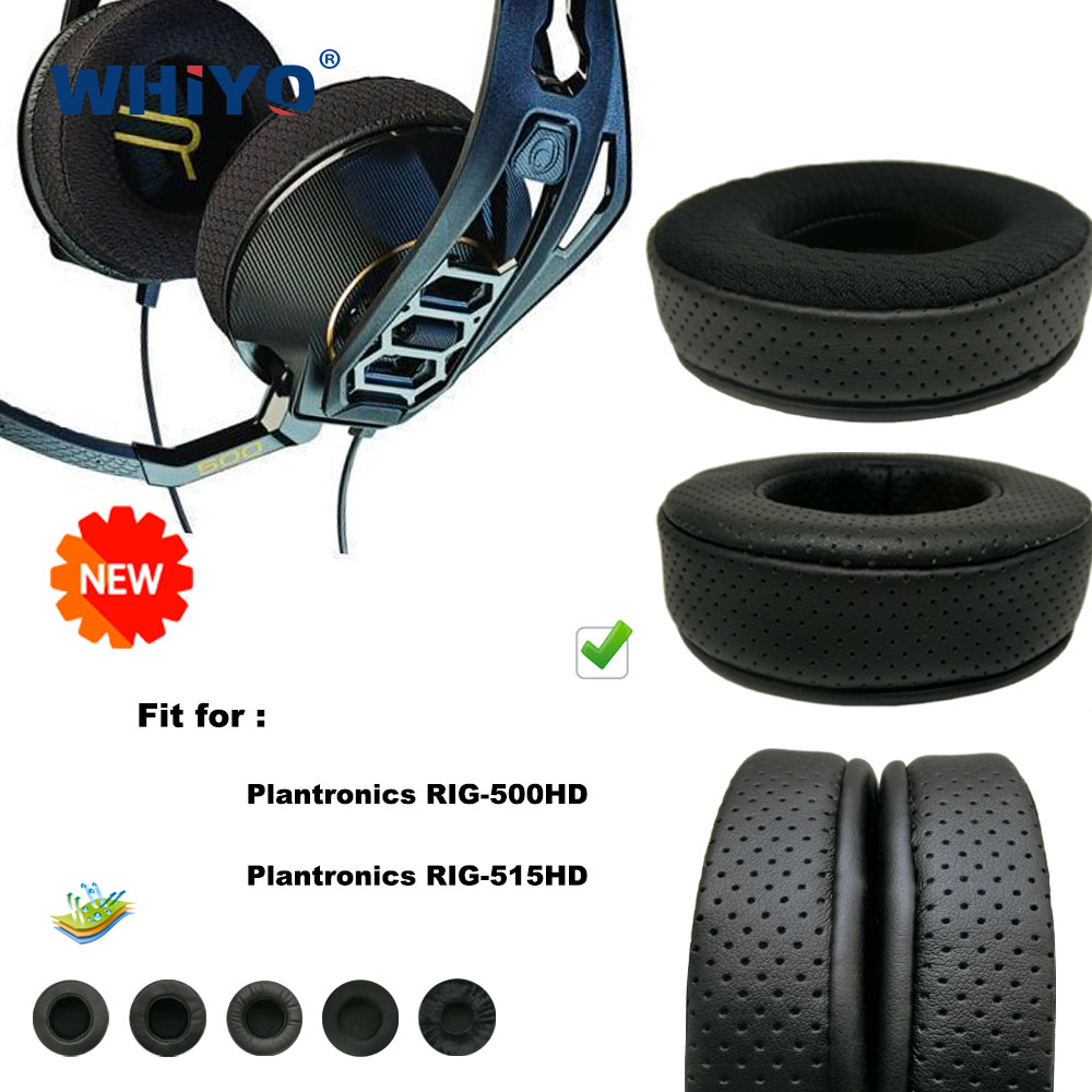 upgrade Replacement Ear Pads for Plantronics RIG-500HD RIG-515HD Headset Parts Leather Cushion Velvet Earmuff Headset Sleeve