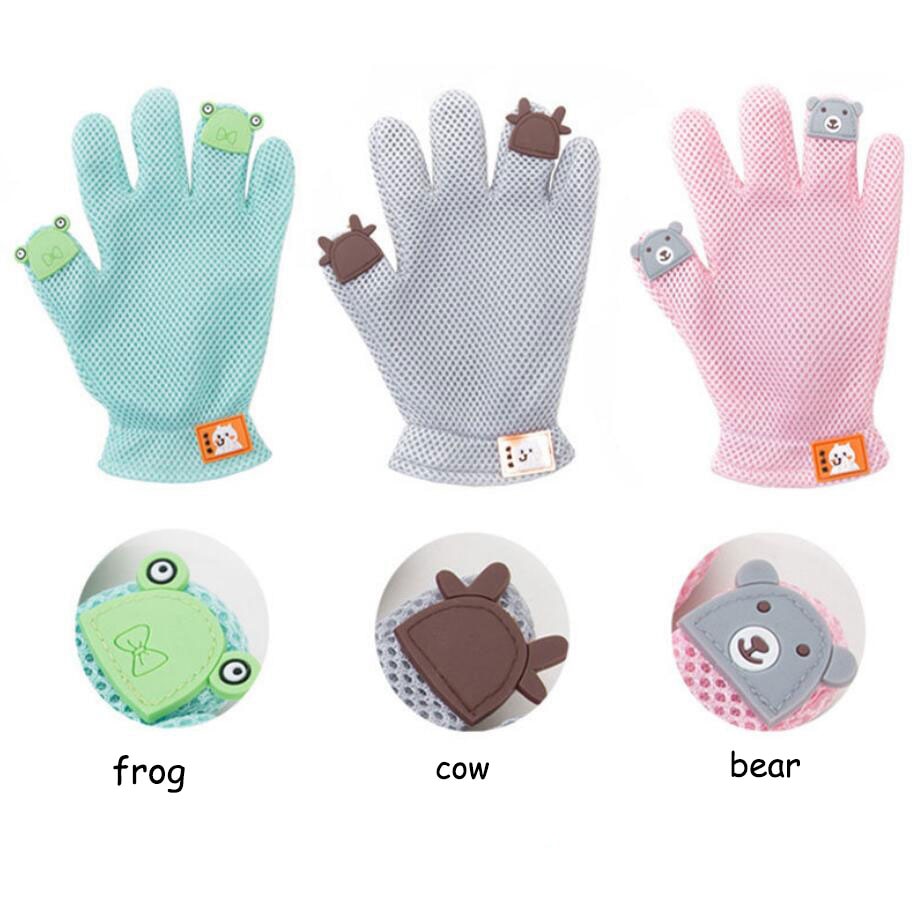 Kat Hond Grooming Borstel Kam Pet Grooming Handschoen Hair Remover Borstels Bad Deshedding Massage Handschoenen voor Pet Accessoires Supply