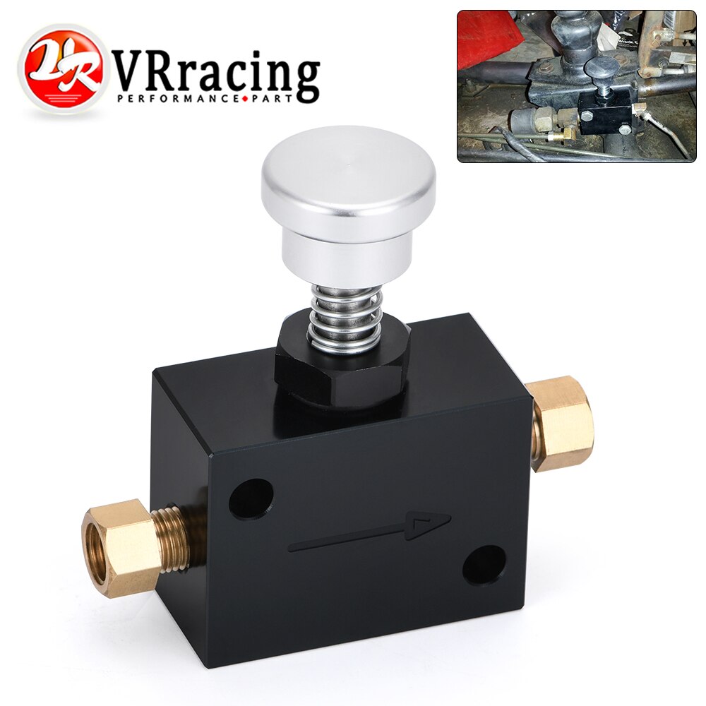VR-Frein Hydraulique de Verrouillage en de Stationnement 1/8NPT Frein Manuel Verrouillage De Ligne de Maintien de la Pression Pour Disque Tambour VR3317BK