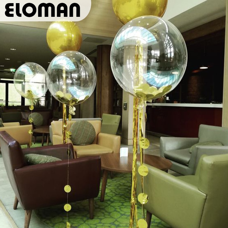 50 Stks/partijen ronde super clear ballonnen 10-24 inch verjaardag bruiloft drecoration bobo bal ballonnen kerst feestartikelen