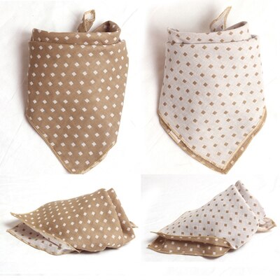 1 stk /4 stk hund bandana blomst kæledyr tørklæde halsklæde lille medium hundehalsbånd kæledyrsslips tilbehør halsbånd katte hunde pleje: Khaki plaid