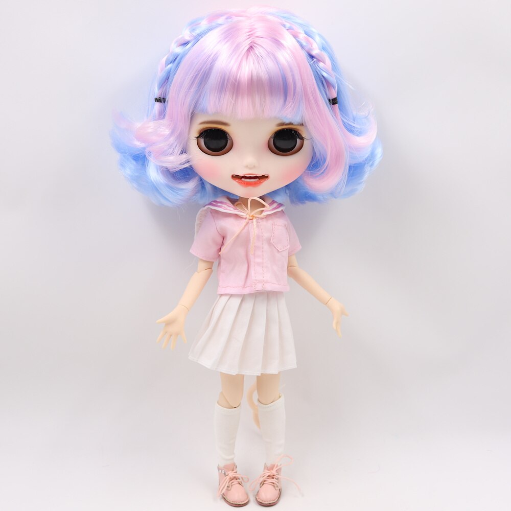 Outfit Voor Blyth Pop Schooluniform Met Kous Cosplay Voor De 1/6 Bjd Icy Dbs