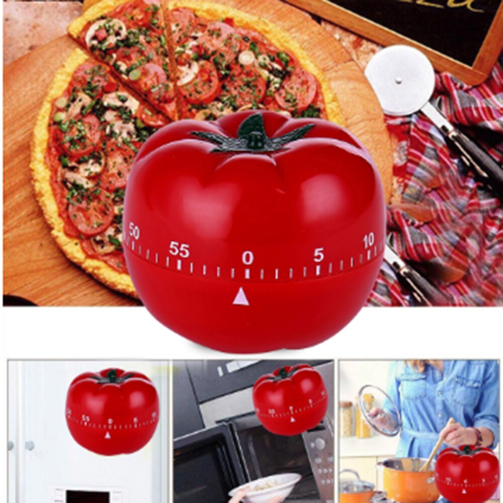 Tomato Timer Kitchen Cooking Cute Reminder Cooking Alarm Clock Kitchen Tools Mechanical Timer