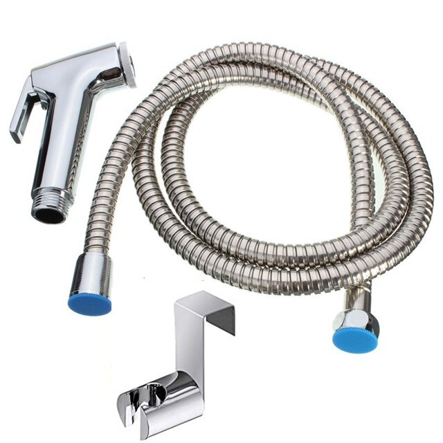 Bidet Shower Toilet Spray Shower Ducha Hygienic Handheld Bidet Toilet Douche Shower Douchette Toilette Douche Portable Bidet: bidet set4