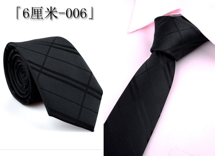 Ricnais brand herrebånd mand slips corbatas hombre gravata jacquard 6cm slank slips forretning rødgrøn slips til mænd: 06