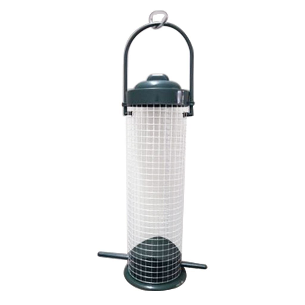 Outdoor Bird Feeder Windproof Rainproof Wild Bird Metal Feeder Hanging Feeders Viewing Window For Garden Yard Decoration #25: Default Title