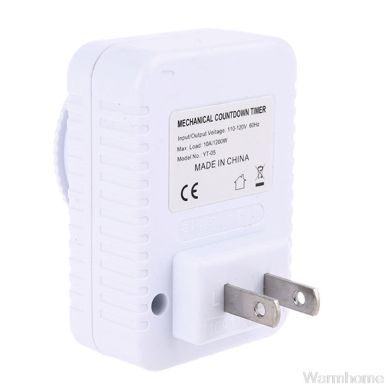 AC 110V 12 Hour Mechanical US Plug Switch Timer Socket for Home Appliances Control Motorcycle Charging Timer 10A 1200W S24 20