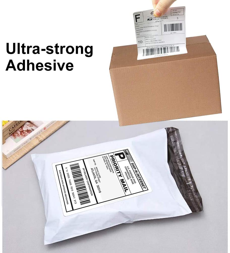 Thermal Direct Label Label holder (Pack of 500 4x6 Fan-Fold Labels) - Commercial Grade