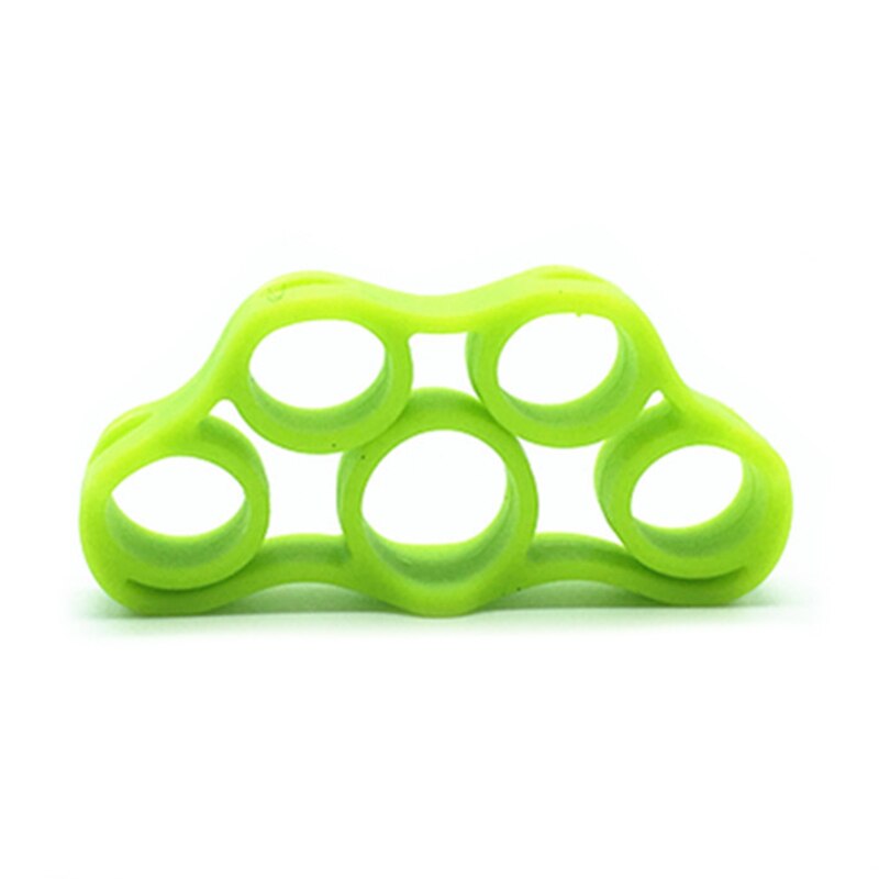 Bandas de resistencia para dedos, pinza de mano, estirador de entrenamiento de muñeca antebrazo, expansor de ejercicio de tirar anillos, equipo de Fitness, 1 ud.: Verde claro