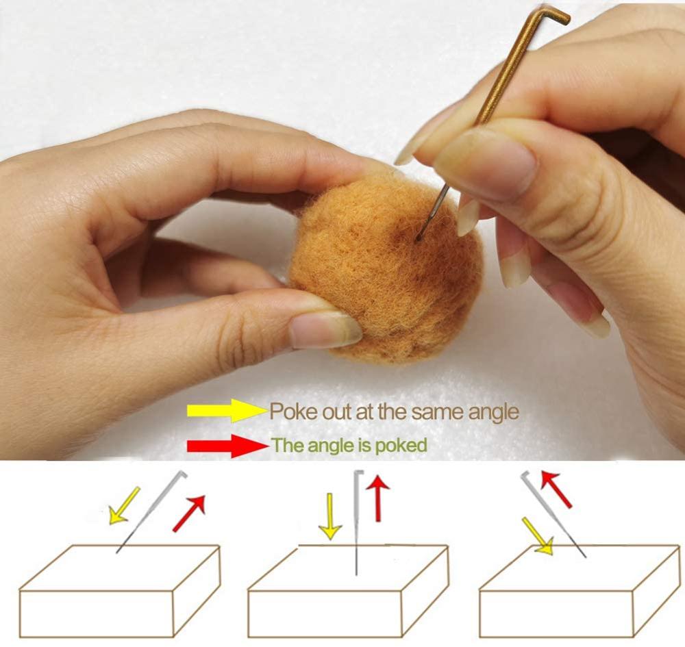 LMDZ 4 Sizes 28 Pieces Felting Needles Kit, Felting Tools Needle Felting Needles Set for DIY Wool Felt Art Crafts (XS,S,M,L)
