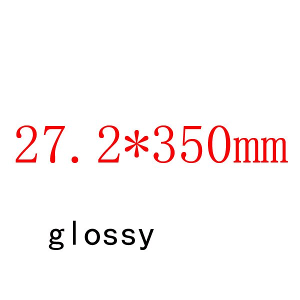 Mcfk 3k reggisella per bicicletta in fibra di carbonio MTB Road Bike Super Light Tube Mountain Cycling Parts lunghezza 165g 450mm: 27.2x350 gloss