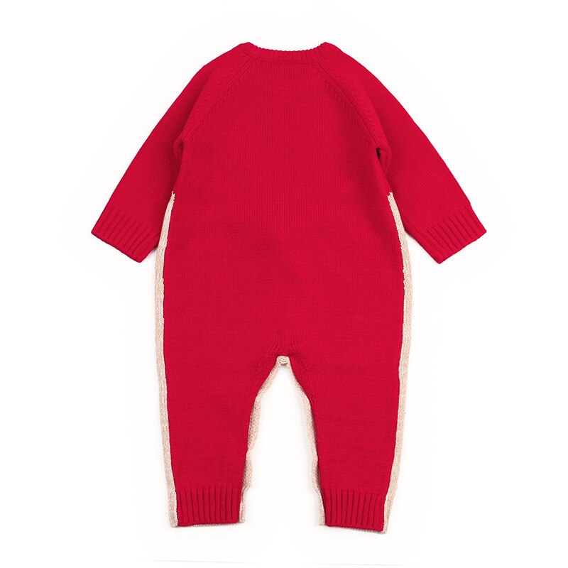 Neugeborenes Baby Mädchen Weihnachten Kostüm Druck Baby Body Long Sleeve Winter Krabbeln Kinder Kleidung Romper Overall