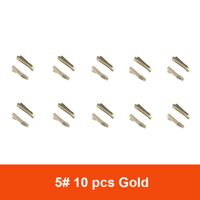 Zipper Repair Tool Set Metal Stopper Double Slider /Open End/Close end Zipper Sewing Stopper Accessories Zipper DIY For Clothes: 5 Gold Double