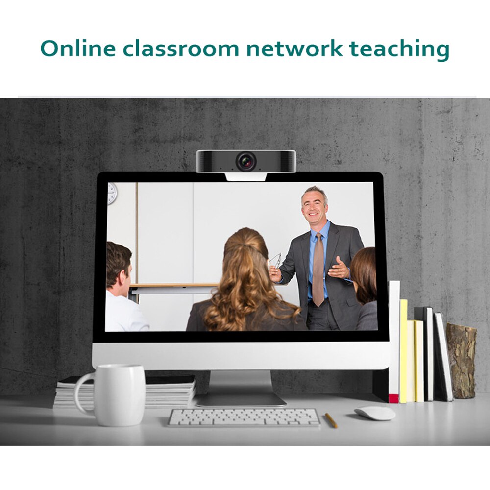 1080P HD Webcam USB Computer Camera with Mic Driver-free 1920*1080 1.5M Video Webcamera for Online Teaching Live Broadcast