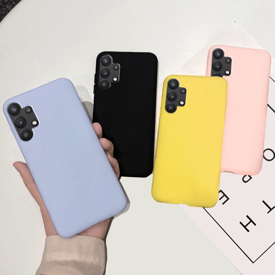 For Samsung Galaxy A32 4G Case Matte Candy Soft Coque For Samsung A32 5G A 32 4G Cover Protective Bumper Shell Galaxy SM-A326B