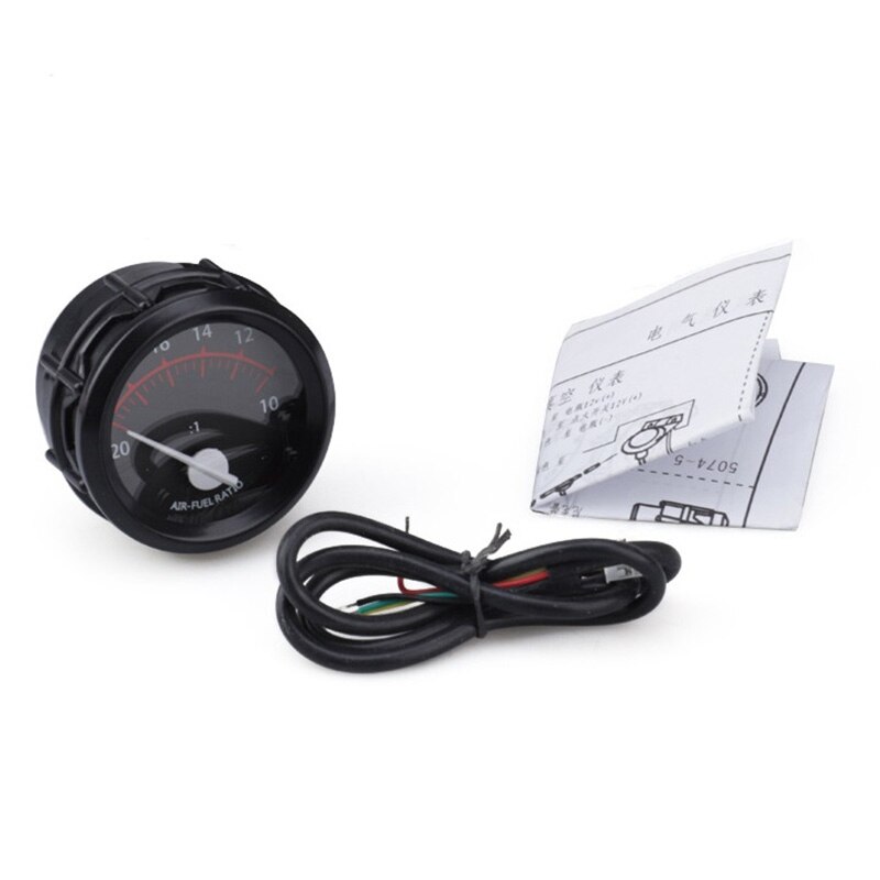 Universal 2 inch Car Auto Air Fuel Ratio Gauge 12V Racing Air Fuel Meter Accessories: Default Title