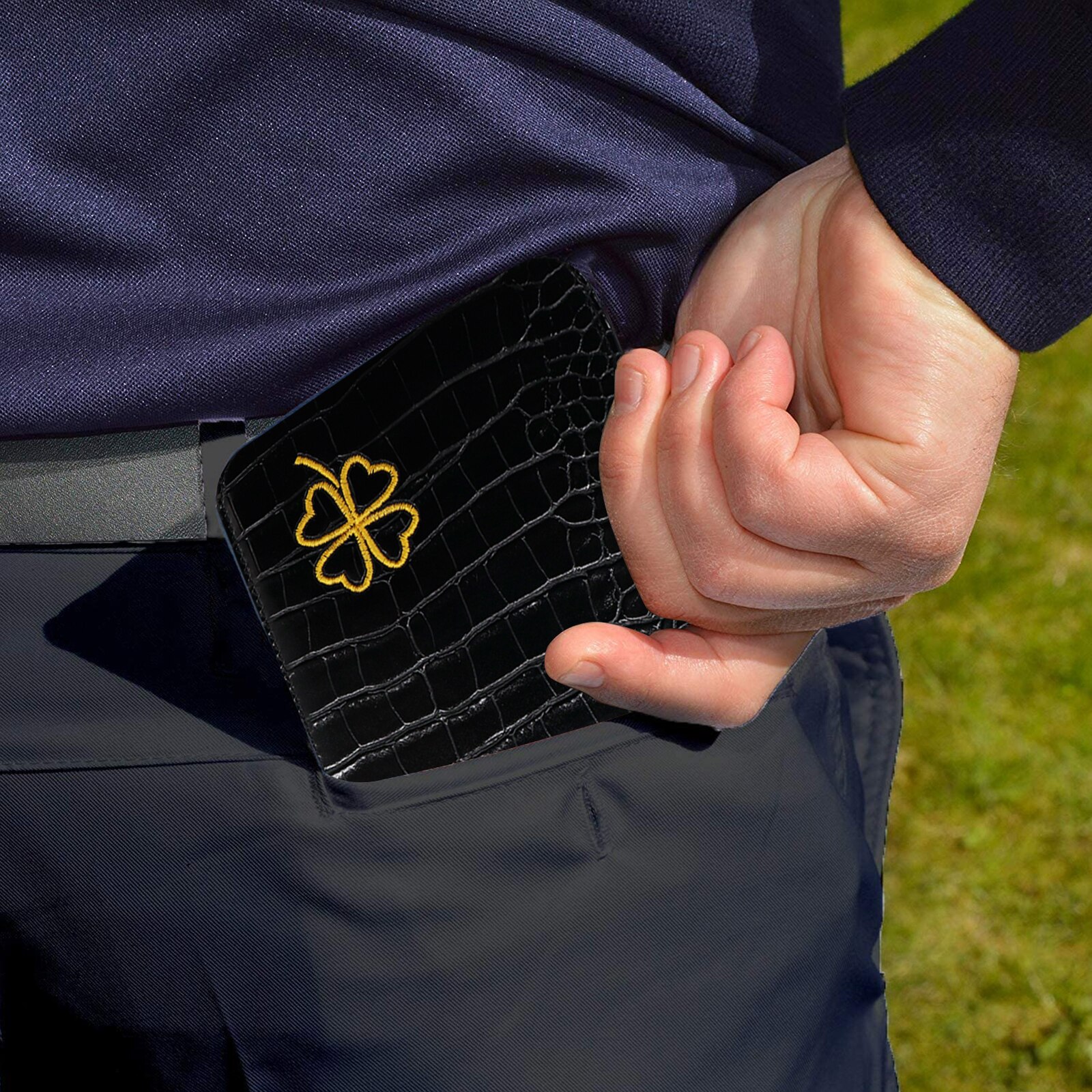 Funda de cuero PU para tarjeta de puntuación de Golf, soporte para tarjeta de puntuación de golfista con lápiz, suministros de ayuda de entrenamiento, accesorios,