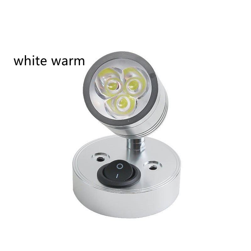 Creativity LED Ceiling Light DC12V Adjustable 180 ° Spotlight Household Wall Light Illumination Indoor Lighting Home Decor: white Warm White