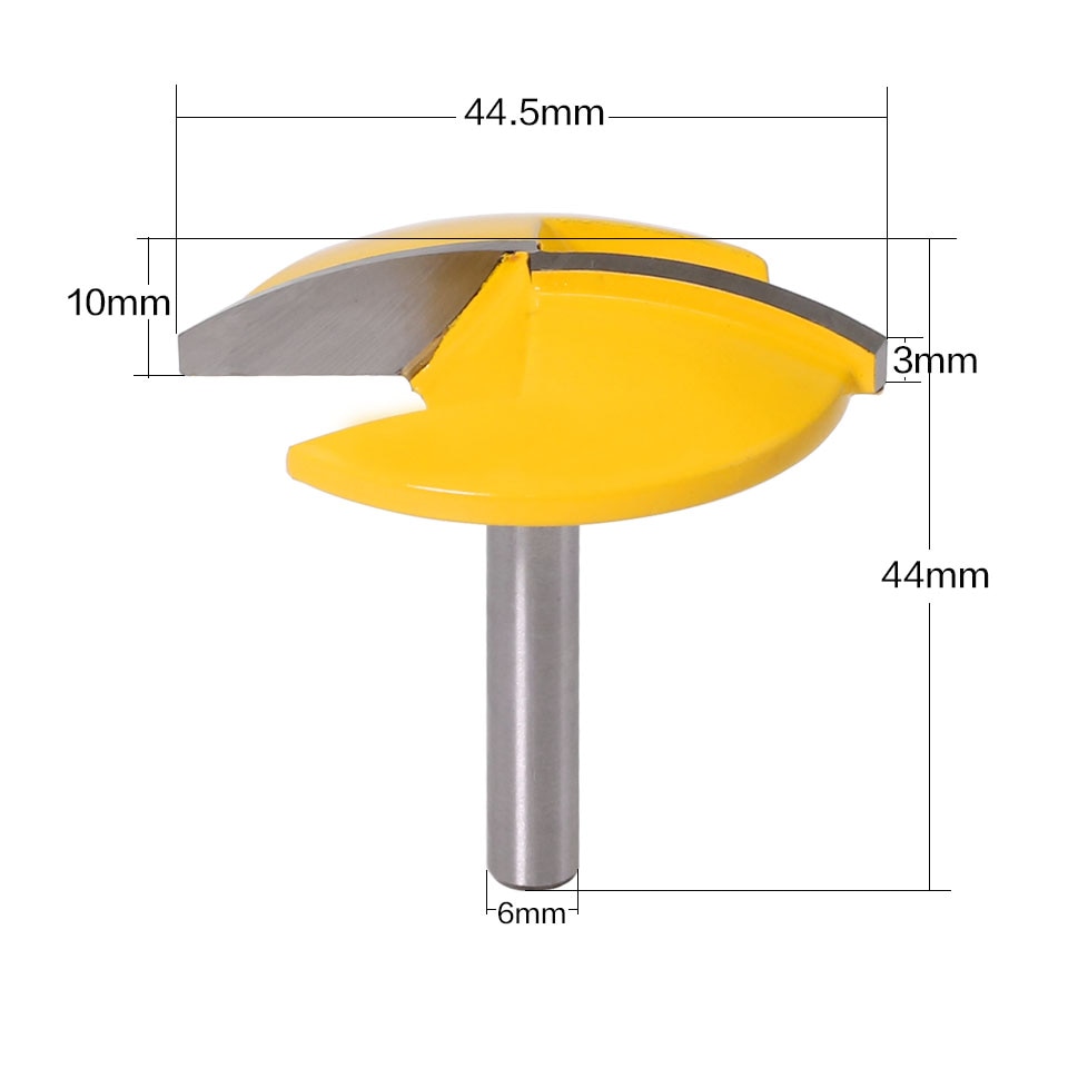 Stile Router Bit 3 Piece 1/2 Vastago Ogee Panel Elevado Y C | Meses Sin