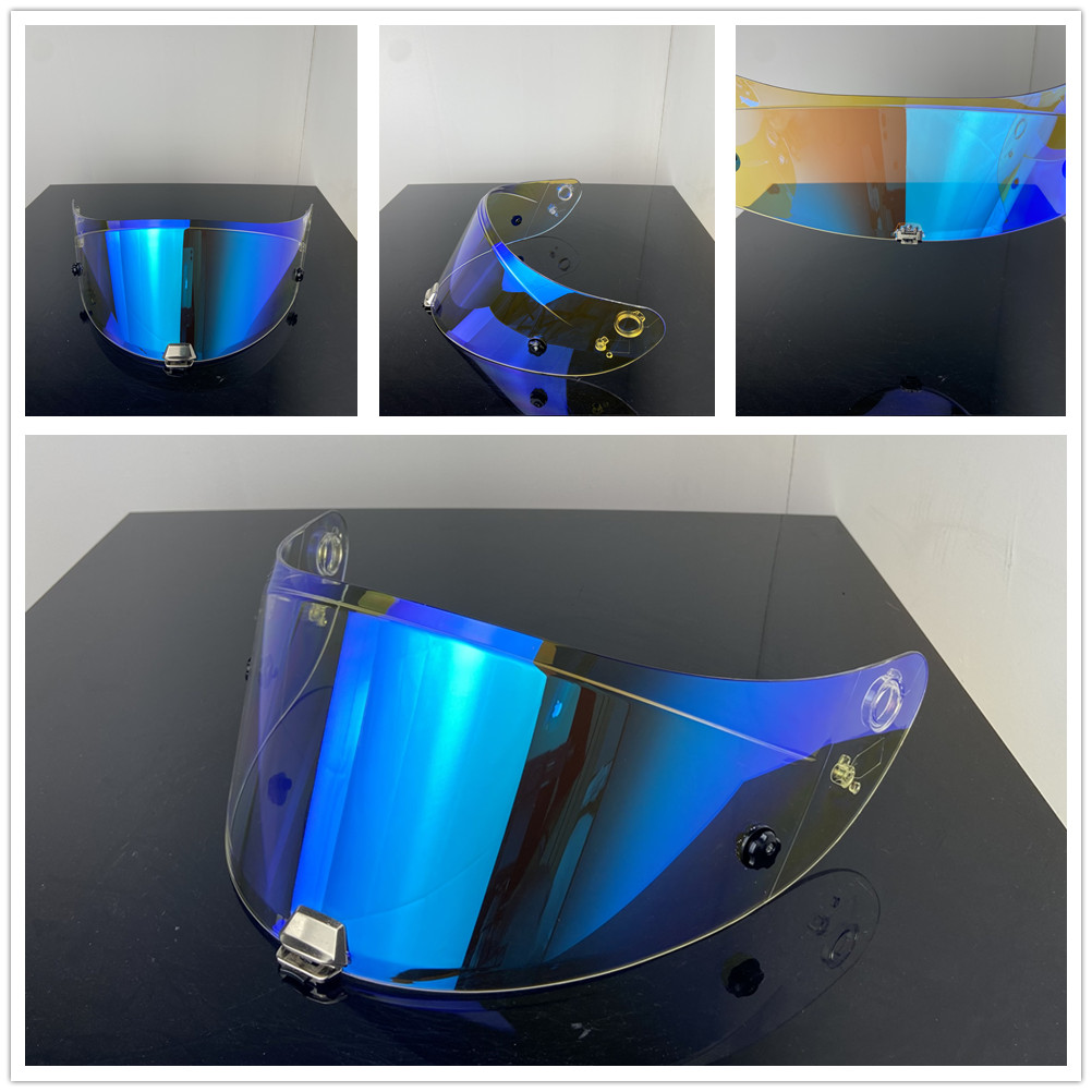 Visière Rpha11 pour HJC HJ26 Rpha 70, Anti-poussière, coupe-vent, protection solaire, casque galvanisé, Film de protection faciale, Anti-buée: Or