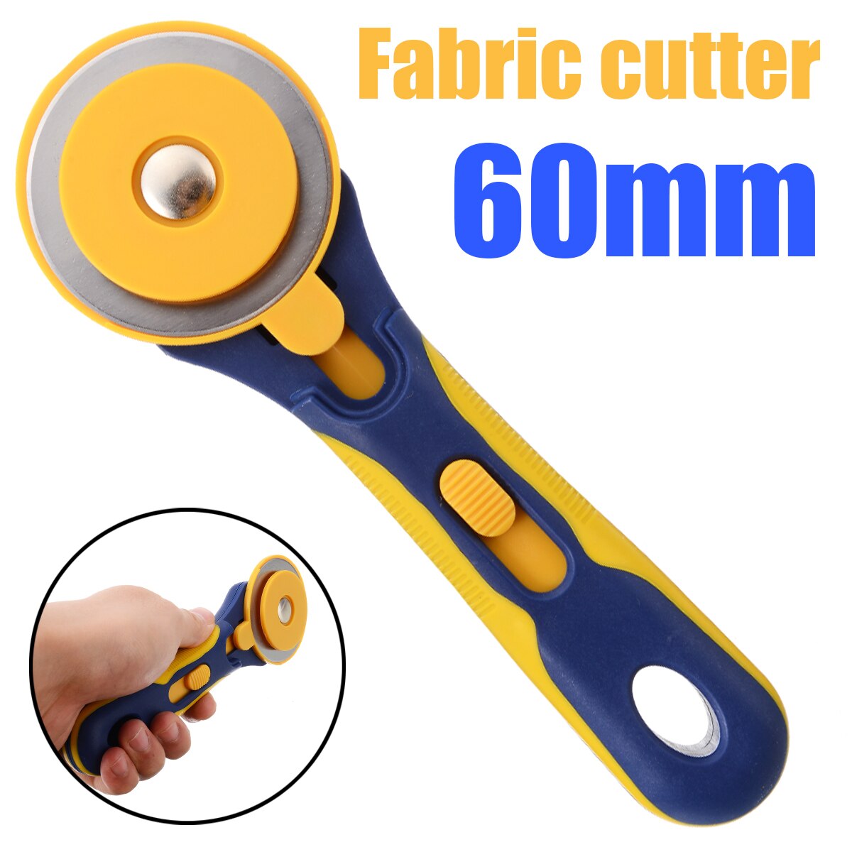 60mm Rotary Cutter For Patchwork Sewing Fabric Quilting Leather Cutting Craft Tool
