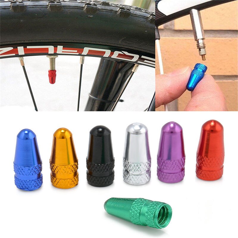4 pièces Vélo Presta Bouchon de Valve Haute Pression Spike Valve De Pneu Poussière Accessoires De Couverture