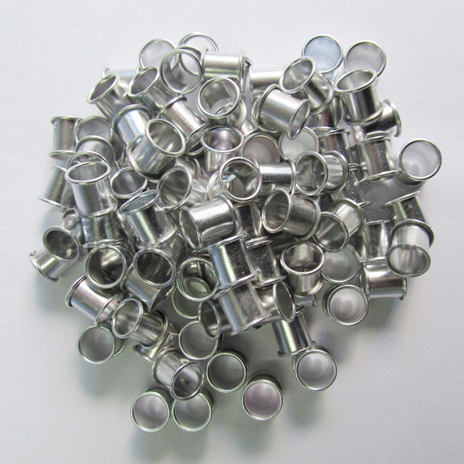 /retail 100Pcs C8 8mm Color Aluminous Bird Dove Pigeon Aluminum Leg Rings: Silver