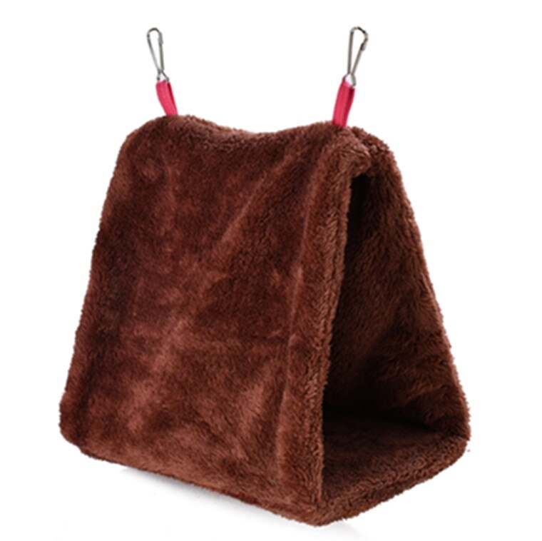 Vogelnest zacht pluche knuffelbaar hangend hol papegaai grasparkiet speelgoedkooi hangmat stapelbed: D