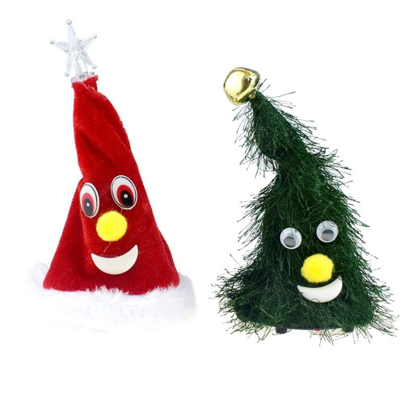Electric Singing Dancing Christmas Tree Doll Funny Cute Green Xmas Tree Electroni